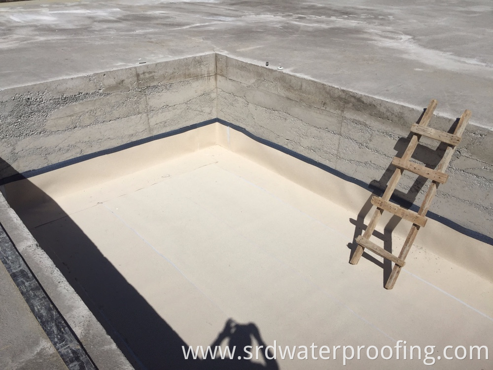 HDPE Pre-applied waterproof membrane